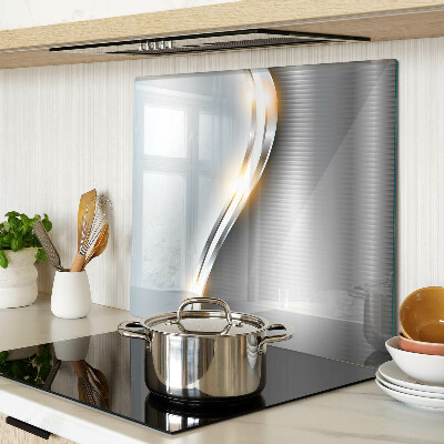 Glass kitchen board Abstract pattern with lines