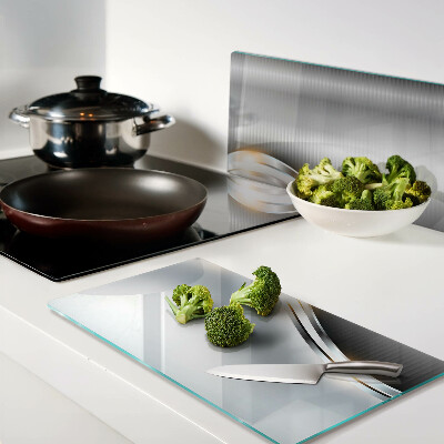 Glass kitchen board Abstract pattern with lines