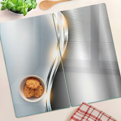 Glass kitchen board Abstract pattern with lines