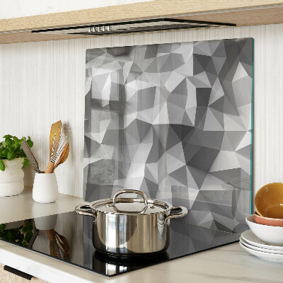 Glass chopping board Abstract geometric pattern
