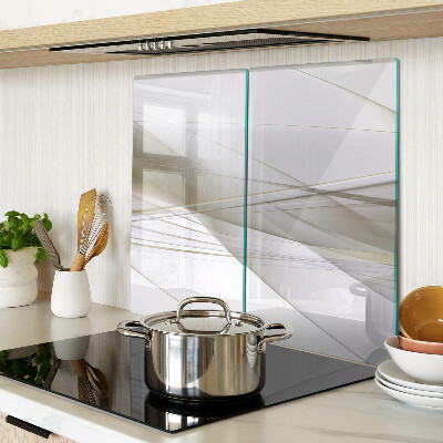 Glass chopping board Abstract lines and shapes