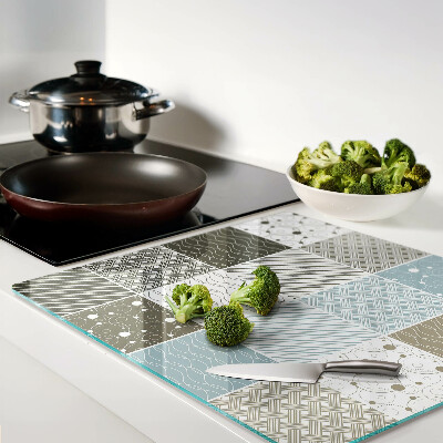 Glass kitchen board Geometric patterns and lines