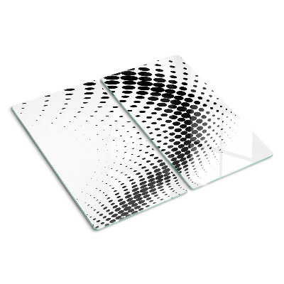 Glass kitchen board Polka dot motif