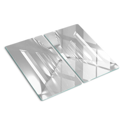 Glass chopping board Abstract Light Maze