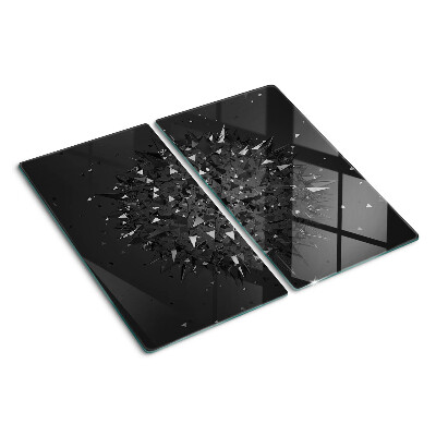 Glass kitchen board Abstract geometric pattern