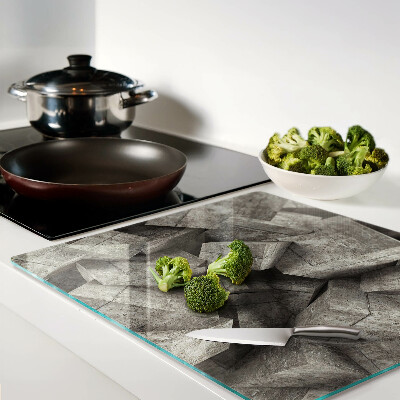 Glass kitchen board Abstract geometric shapes