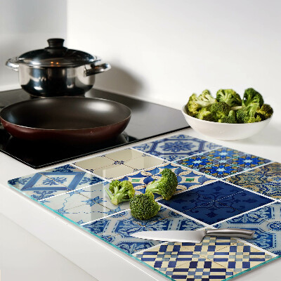 Glass kitchen board Mosaic tile pattern