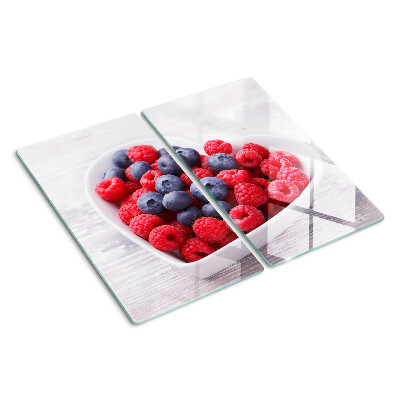 Glass chopping board Heart-shaped fruits