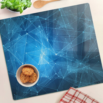 Glass kitchen board Abstract geometric pattern