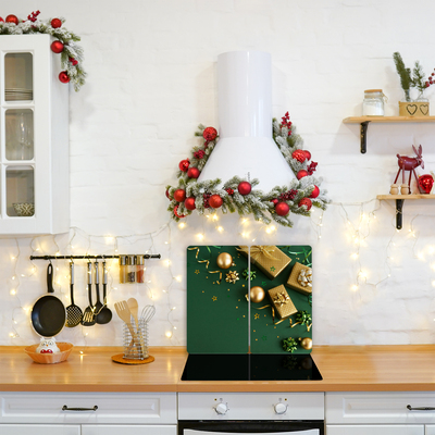 Kitchen Splashback Gifts Winter Holiday Decorations