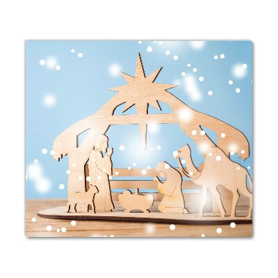 Kitchen Splashback Stable Christmas Winter