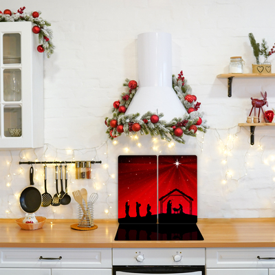 Kitchen Splashback Star Christmas holidays