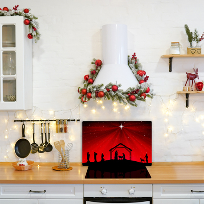 Kitchen Splashback Star Christmas holidays