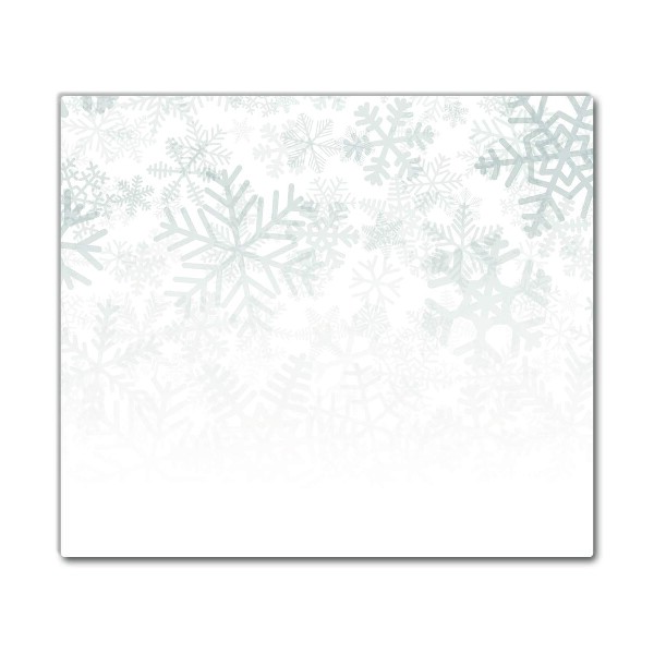 Kitchen Splashback Winter Snow Snowflakes