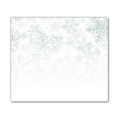 Kitchen Splashback Winter Snow Snowflakes