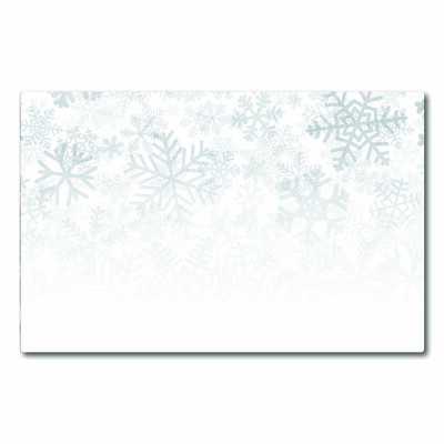 Kitchen Splashback Winter Snow Snowflakes