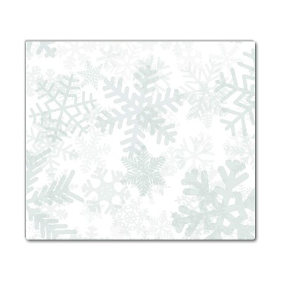 Kitchen Splashback Winter Snow Snowflakes