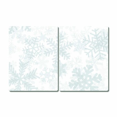 Kitchen Splashback Winter Snow Snowflakes