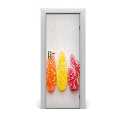 Self-adhesive door veneer Colorful jelly beans