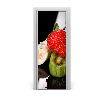 Self-adhesive door wallpaper Fruits