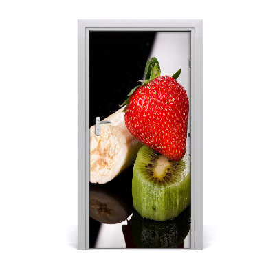 Self-adhesive door wallpaper Fruits