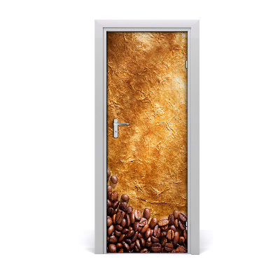 Self-adhesive door veneer Coffee beans