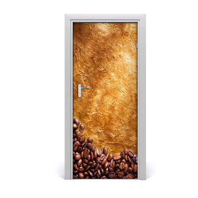 Self-adhesive door veneer Coffee beans