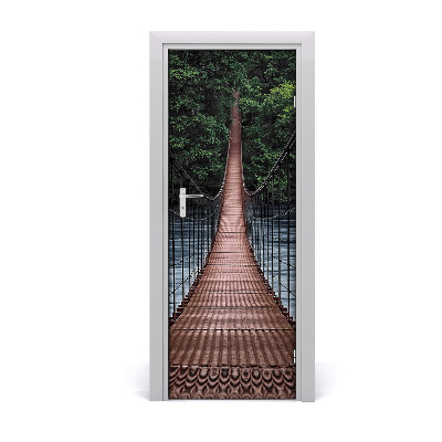 Self-adhesive door wallpaper Hanging bridge