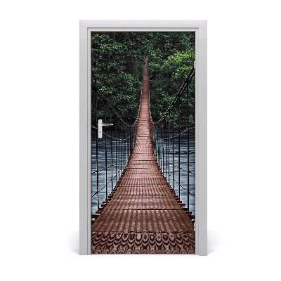 Self-adhesive door wallpaper Hanging bridge