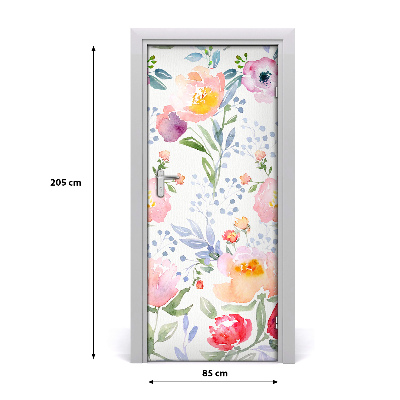 Self-adhesive door wallpaper Maki