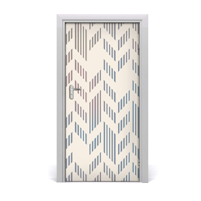 Door wallpaper Geometric background