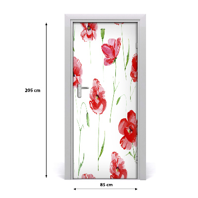 Self-adhesive door wallpaper Maki