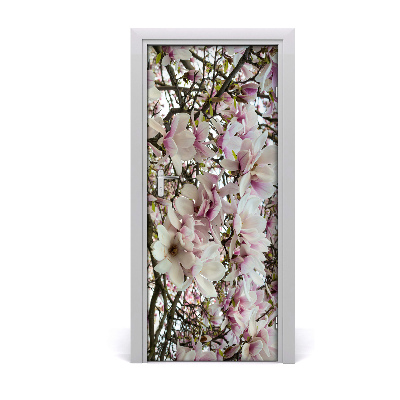 Door adhesive Magnolia flowers