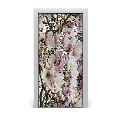 Door adhesive Magnolia flowers