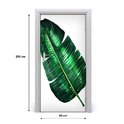 Self-adhesive door veneer Banana leaf