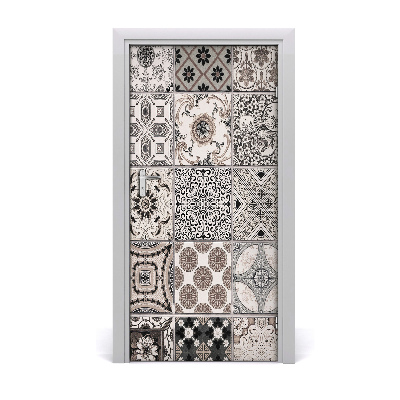 Door wallpaper Ceramic tiles