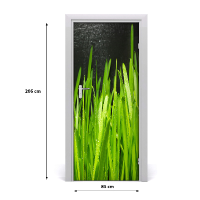 Door adhesive Blades of grass