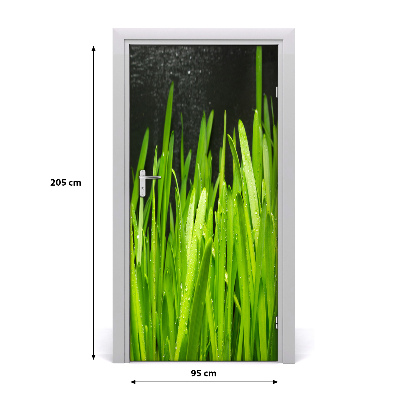 Door adhesive Blades of grass