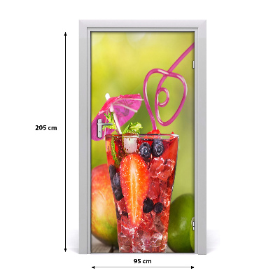 Self-adhesive door veneer Fruit cocktail