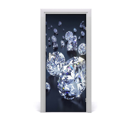 Door wallpaper Home diamonds