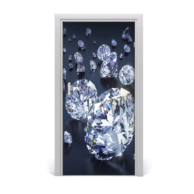 Door wallpaper Home diamonds