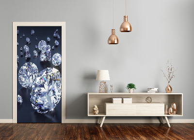 Door wallpaper Home diamonds