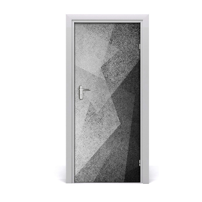 Self-adhesive door wallpaper Abstract lines