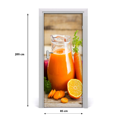 Self-adhesive door sticker Fruit juice