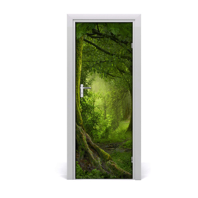 Door stickers, self adhesive door wraps