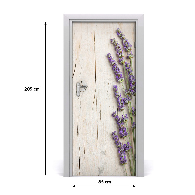 Door adhesive Lavender wood