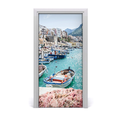 Self-adhesive door wallpaper Sicilia