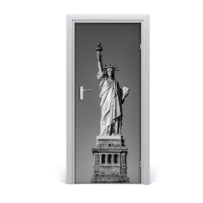 Self-adhesive door wallpaper Statue of liberty