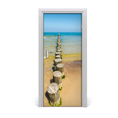 Self-adhesive door sticker Breakwater