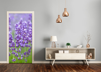 Door adhesive Lavender field